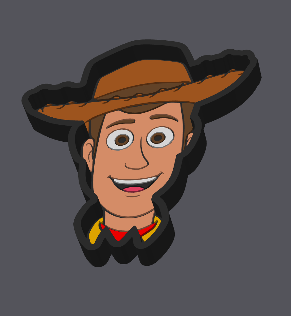 Woody Trinket Tray STL & 3MF File | Toy Cowboy Catch All Tray | Desk Organizer | 3D Print File | STL & 3MF Included | Digital Download