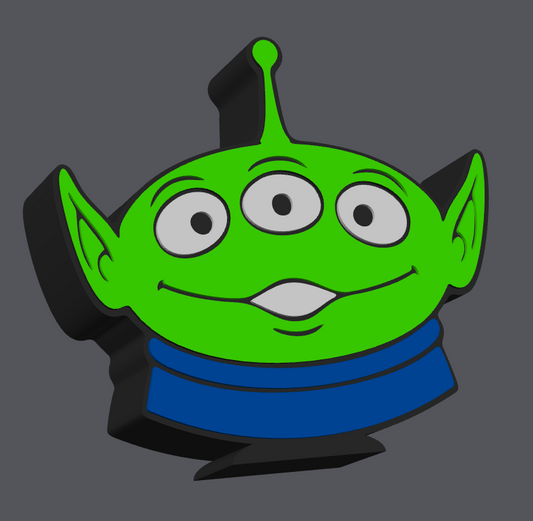 Alien Pen Holder STL & 3MF File | Toy Space Desk Organizer | 2 Pen Slots | 3D Print File | Digital Download ONLY