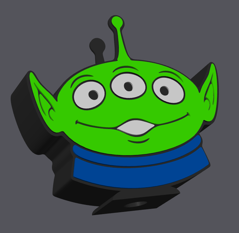 Alien Soap Holder STL & 3MF File | Space Toy Soap Dish | Kids Bathroom Decor | 3D Print File | STL & 3MF Included | Digital Download