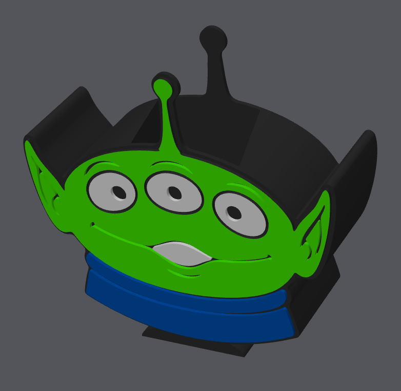 Alien Soap Holder STL & 3MF File | Space Toy Soap Dish | Kids Bathroom Decor | 3D Print File | STL & 3MF Included | Digital Download