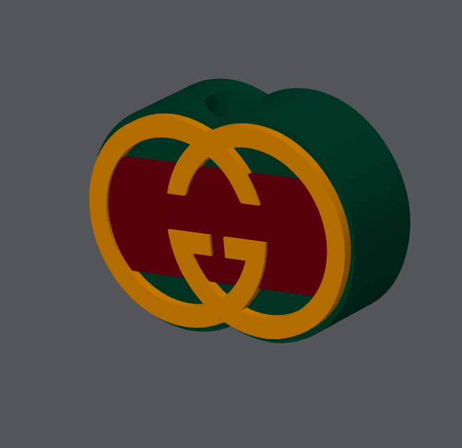 Gucci Designer Inspired GG Straw Topper STL & 3MF File | Cup Accessory | Stanley Topper | 3D Print File | Digital Download