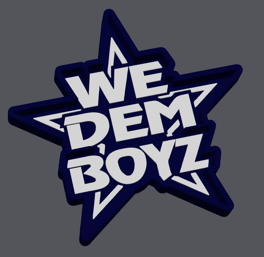 “We Dem Boyz” Trinket Tray STL & 3MF File | Football Fan Decor | Jewelry Dish | 3D Print File | Digital Download ONLY