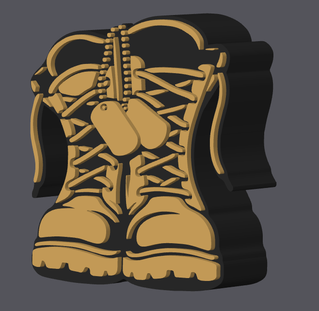 Military Boots Straw Topper – STL & 3MF Digital File | 8mm & 10mm | Stanley Topper | 3D Print File