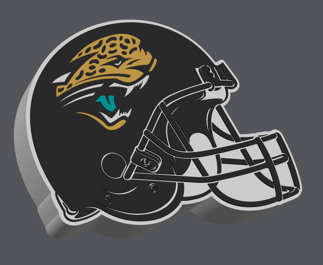 Jacksonville Jaguars Pen Holder – STL & 3MF Digital File | NFL Desk Organizer | 3D Print File | Football Fan Gift