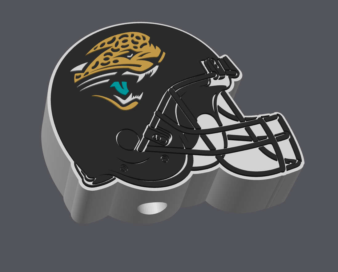 Jacksonville Jaguars Soap Holder – STL & 3MF Digital File | Bathroom Decor | 3D Print File | Football Fan Gift