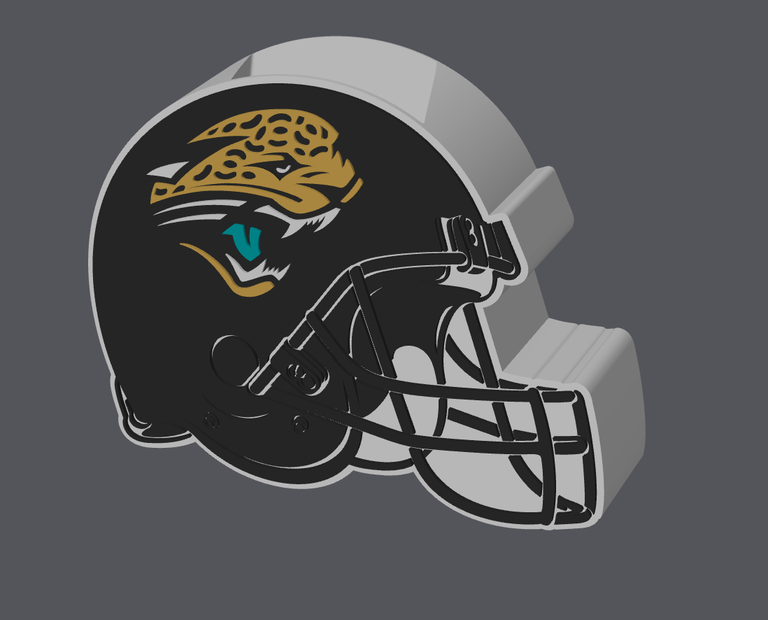 Jacksonville Jaguars Soap Holder – STL & 3MF Digital File | Bathroom Decor | 3D Print File | Football Fan Gift