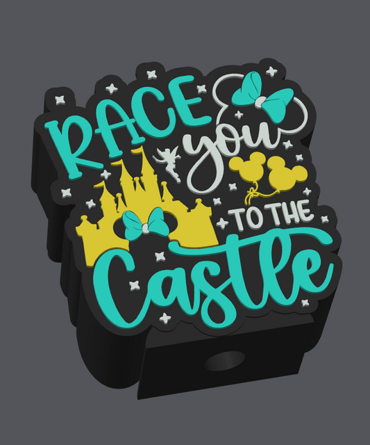 “Race You to the Castle” Soap Holder – STL & 3MF Digital File | Bath & Body Works Holder | 3D Print File | Bathroom Decor