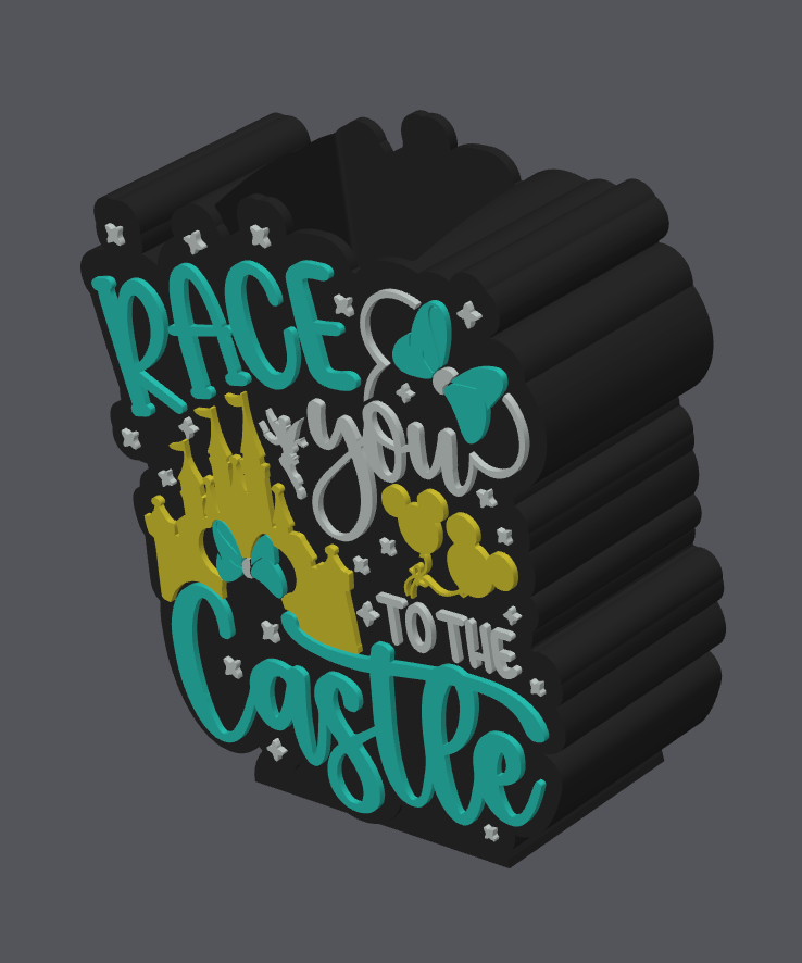 “Race You to the Castle” Soap Holder – STL & 3MF Digital File | Bath & Body Works Holder | 3D Print File | Bathroom Decor