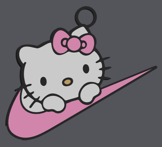 Nike Hello Kitty Can Opener STL & 3MF File | Cute Cartoon Kitchen Tool | 3D Print Digital Download | Kawaii Can Opener Design