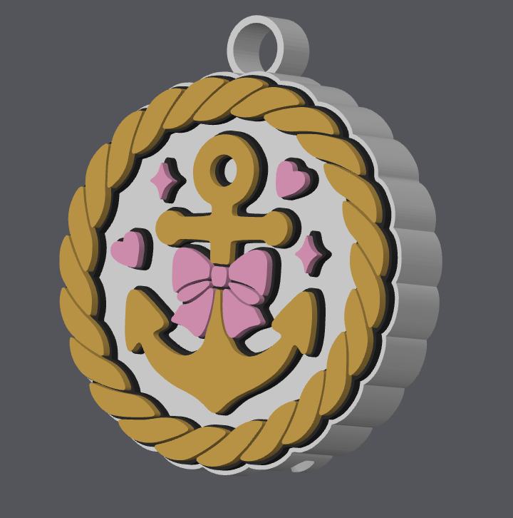 Nautical Anchor Can Opener Digital File | STL & 3MF | Coastal Kitchen Decor | Nautical Bottle Opener Insert | 3D Print File Download
