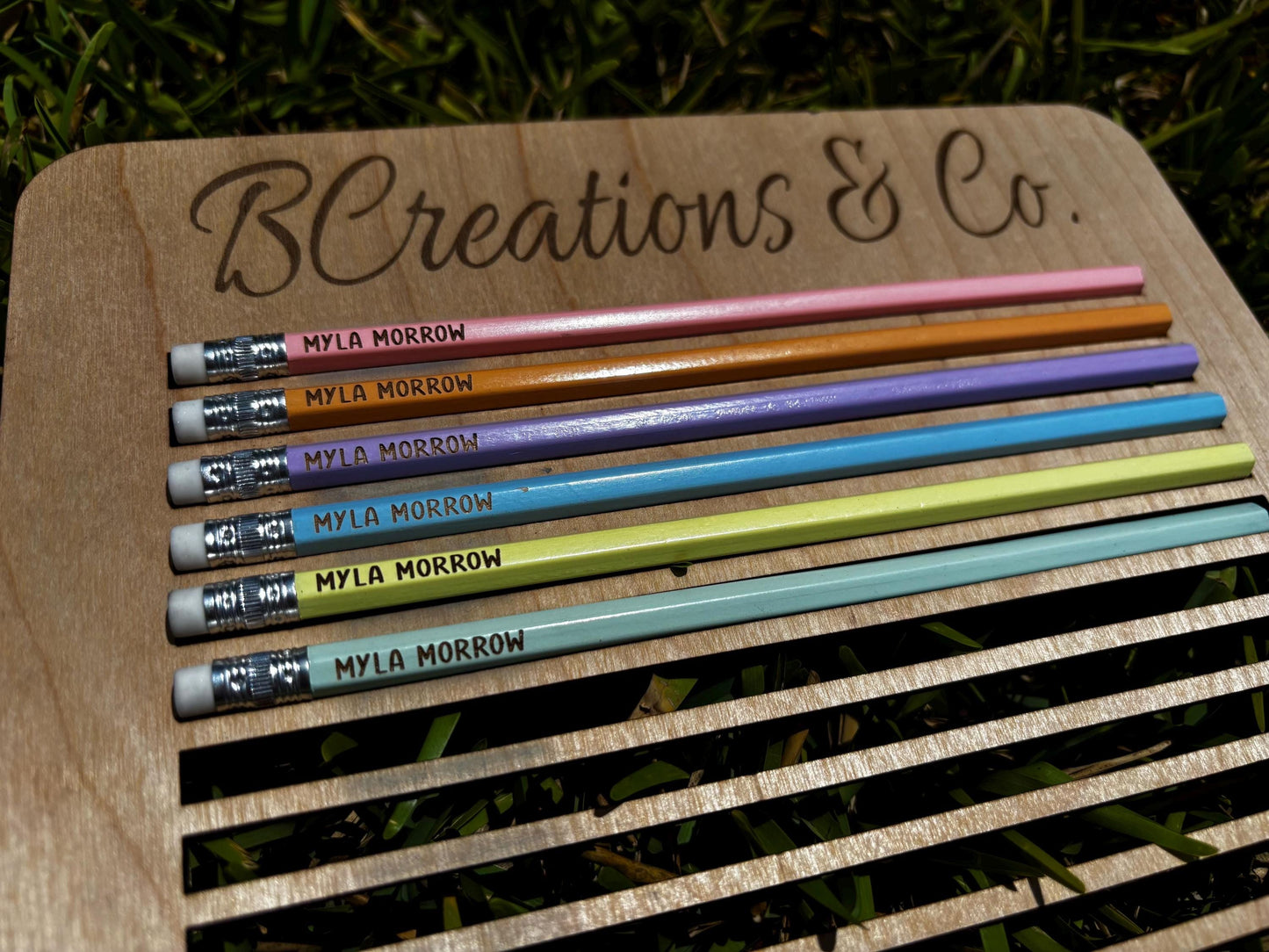 Custom Name Pencils | Pastel Color Pencils | School | Name Pencils | Personalized