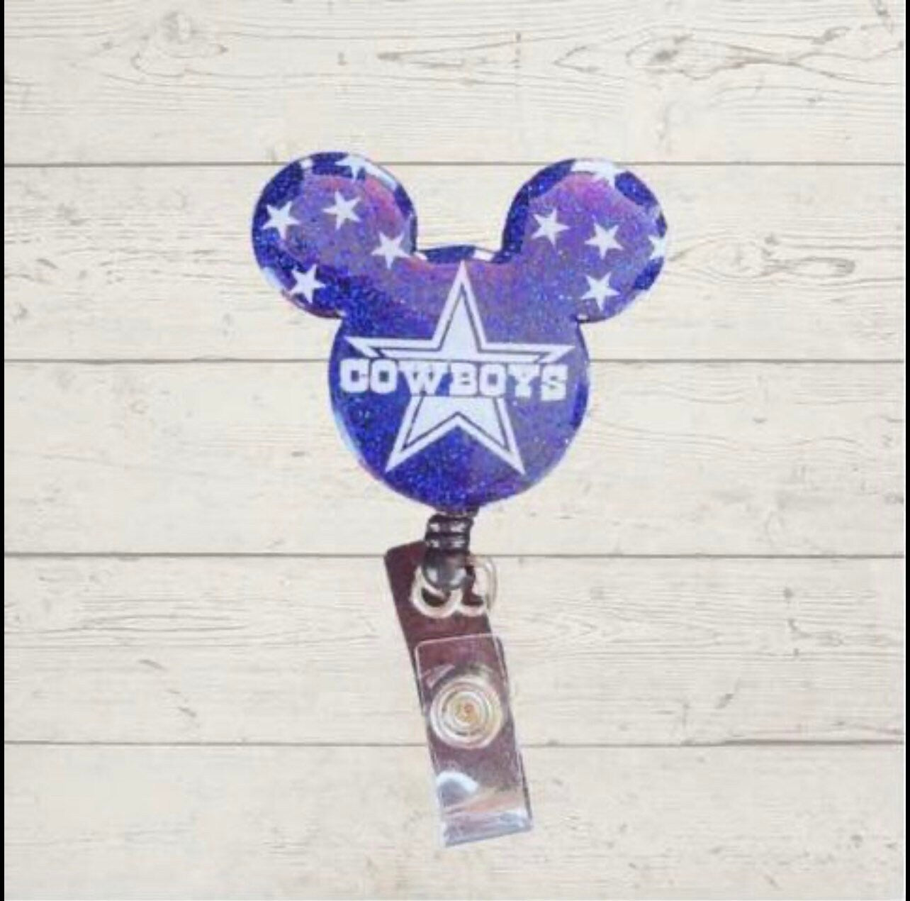 Dallas Cowboy’s Minnie Mickey Badge Reel