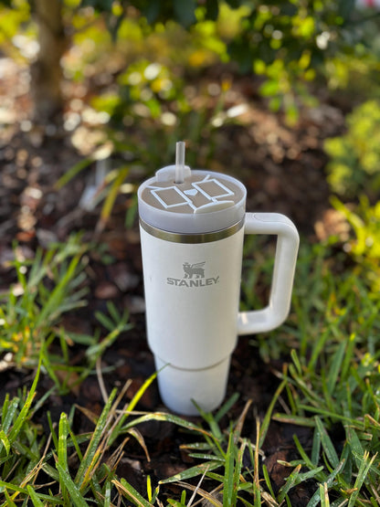 Sports Field Tumbler Toppers – Soccer, Football & Baseball Stadium Straw Covers | 40oz Tumbler Accessories | Game Day Gift for Sports Fans