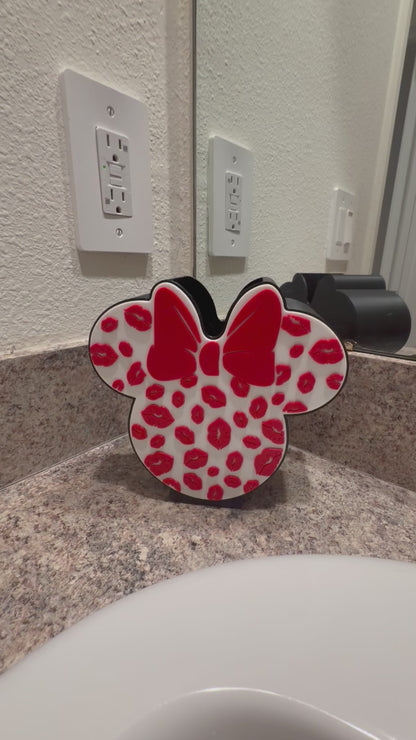 Minnie-Inspired Valentine Soap Holder | Bath & Body Works Foaming Soap Holder | Disney Valentine Bathroom Decor | Gift for Her